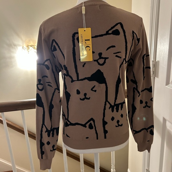 Lizette Collection Cat Sweater NWT! - Picture 6 of 7